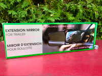 Miroir extensible pour roulotte/ Extension mirror for trailer