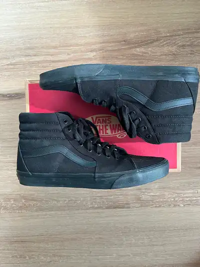 Vans high tops, black, size 13 - as new, View more