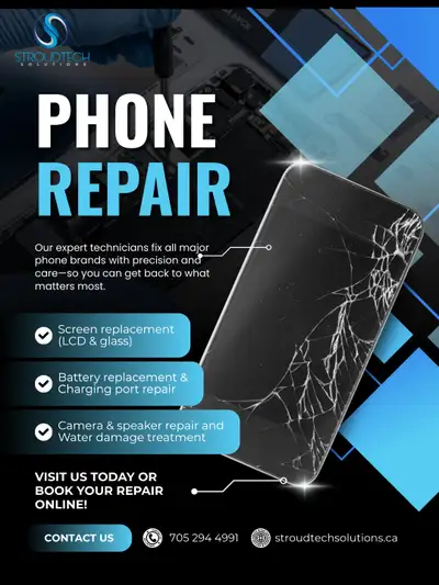 Phone Screen & Battery Repairs | Comp. Prices | Come to you!, View more