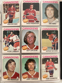 1975-76 OPC Hockey Set 396 cards