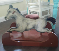 Vintage Rocking / Gliding Horse for kids - hand made/painted