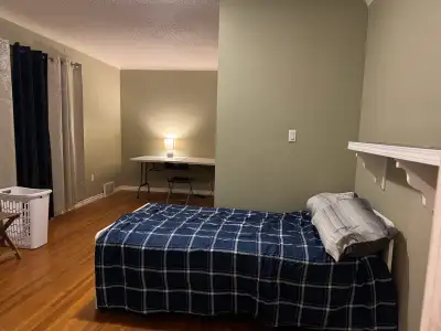 For a faster response, please text me at 780-850-5116. A furnished Bed Room is available for rent ne...