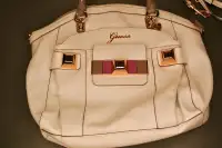 Guess leather hand-bag, should-bag, cream colour - brand new!