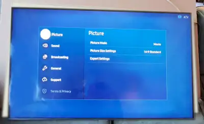 42 Inch Samsung Crystal UHD TV, View more