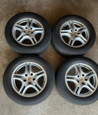 Porsche Cayenne Rims, 2010, very good 255/55 R18, OEM, tires need replacing, condition $1200