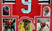 Signed Bobby Hull blackhawks Jersey authentic by Beckett 