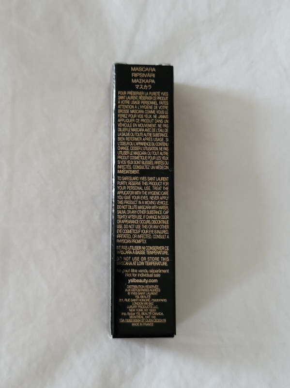 NEW - YSL Lash Clash Mascara Volume Extreme – Black 2ml in Health & Special Needs in Guelph - Image 3
