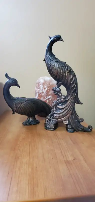 Copper Craft Guild Peacock Statues, View more
