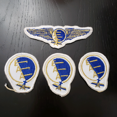 THREE UNUSED EAA Experimental Aircraft Association Patch Aviation Airplanes Flight Fly Pilot AND ONE...