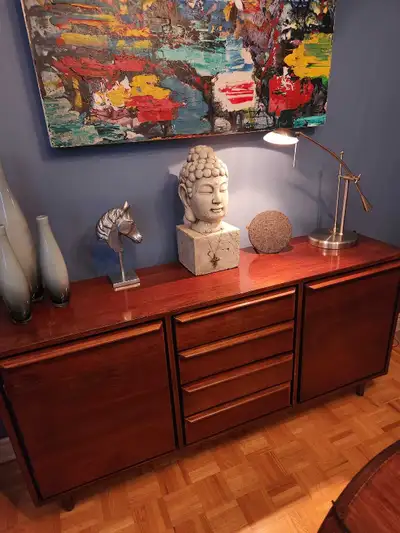 Beautiful Vintage MCM Teak Sideboard , View more