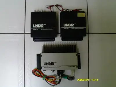 Classic Rare & NEW! Linear 401  CarAmp &  X01 Cr/overs Circ1984, View more