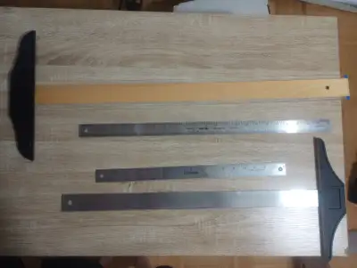 Wooden T Square $30 Metal T Square $35 18” metal ruler $10 24” metal ruler $15 Pack of Curves $10 Gr...