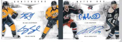 CARTE DE HOCKEY Craig Smith/Cam Atkinson/Ryan Johansen, View more