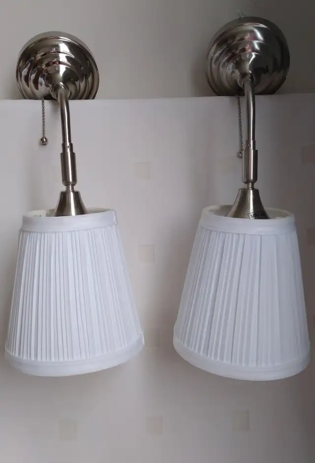 IKEA ARSTID Wall Lamps (2) in Indoor Lighting & Fans in City of Toronto - Image 3