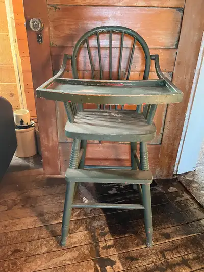 Antique high chair , View more