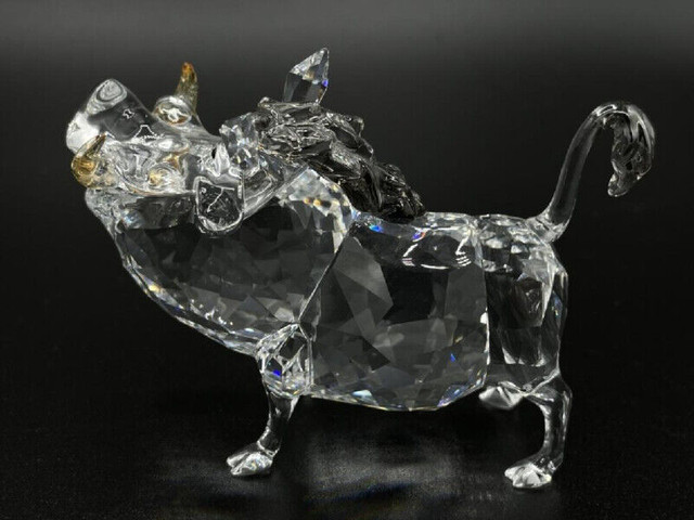 SWAROVSKI Crystal DISNEY The Lion King PUMBAA Warthog MINT Boxed in Arts & Collectibles in Thunder Bay - Image 4