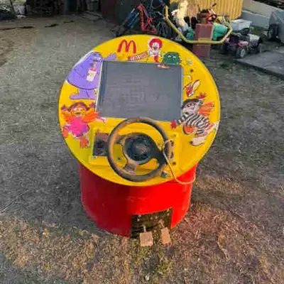 McDonalds Nintendo n64  Driving Game kiosk, View more
