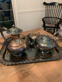 Antique Silver Tea set