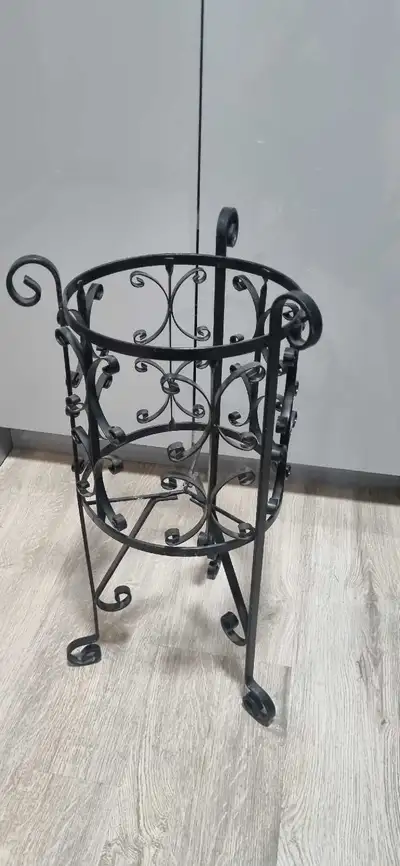 Vintage wrought iron plant pot holder stand , View more