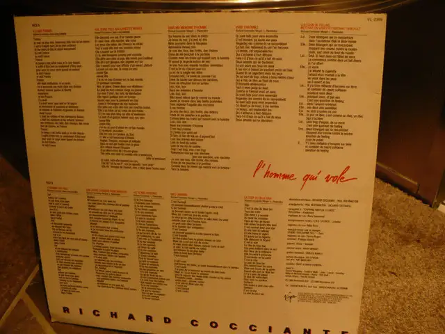 RICHARD COCCIANTE ( 3 DISQUES-VINYLES $ 5.00 CH.)3 POUR $10.00)62863728572034122
