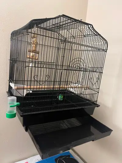 On $ale Cage For Small to Medium Bird Clean & Good Like New $50., View more