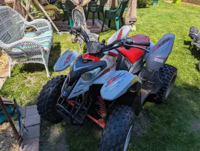 2003 3. Polaris predator 90cc 2-stroke electric start runs and drives great. Everything works like i...