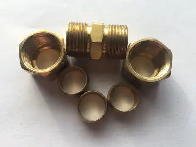 Brass Compression Couplings & Brass Compression Nuts