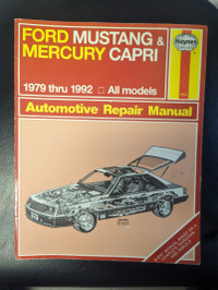 Ford Mustang and Mercury Capri Haynes Manual 1979-1993