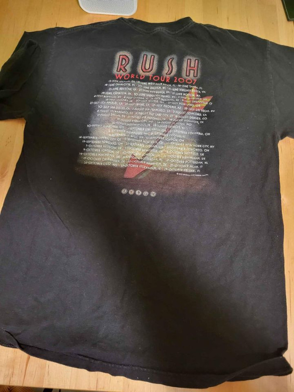 Rush - Snakes and Arrows World Tour Shirt (Medium) in Men's in Hamilton - Image 2