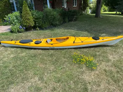 Get ready to explore the open water with this Hesper sea kayak by Impex! This kayak comes equipped w...