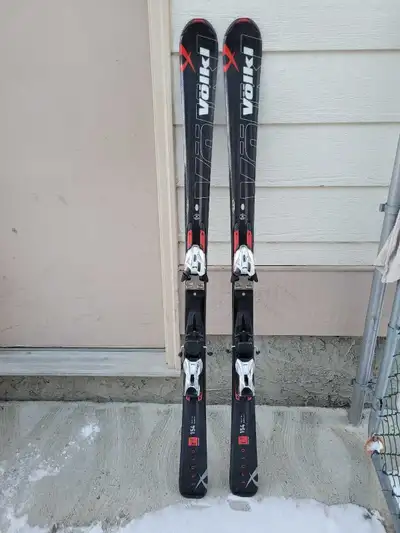 Volkl Downhill Skis 154 cm with Marker adjustable bindings.., View more