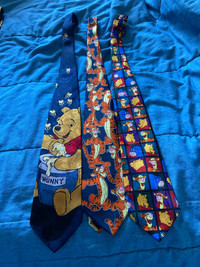 Winnie the Pooh neck ties (3 in total)