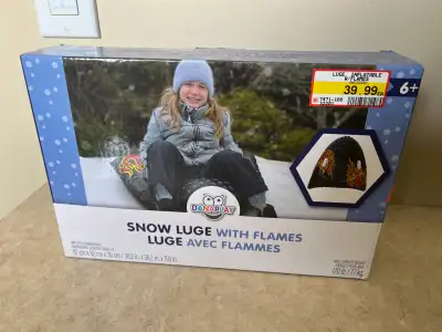 NEW: Inflatable Snow Luge With Flames, View more
