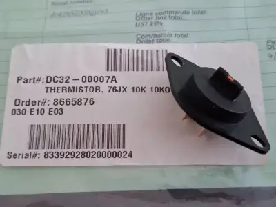 Dryer Thermistor DC32-00007A 76JX 10K 10KOH (Samsung/Kenmore), View more