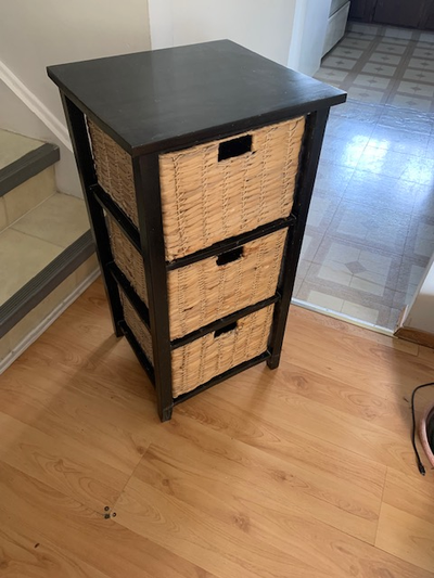 30.5 inches High x 16 wide x 14.5 deep Please leave phone number and i will get back to you thanks....