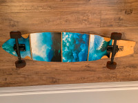 Longboard skatebord & casque/helmet