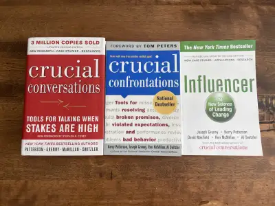 "Crucial" Communication Book Collection - Crucial Conversations., View more