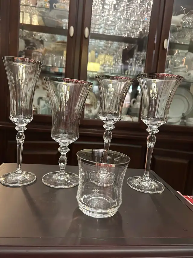 Mikasa Jamestown Platinum Crystal Stemware547050395712235524