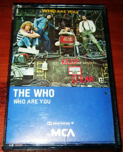 Cassette Tape :: The Who – Who Are You $6 Dollars A1 New Song A2 Had Enough A3 905 A4 Sister Disco A...