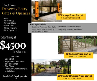 Custom Driveway Gates, Decks & Diverse Fencing Solutions