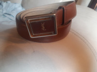 Yves St Laurent Belt And Buckle   Cowhide Leather Various