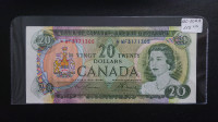1969 Canadian $20 Replacement Banknote