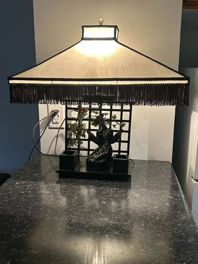 VTG Japanese Geisha Table Lamp, View more