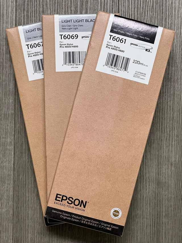 Epson  stylus pro 4800 4880.  T6061 T6069 T6067 plotter ink  in Other Business & Industrial in La Ronge - Image 2