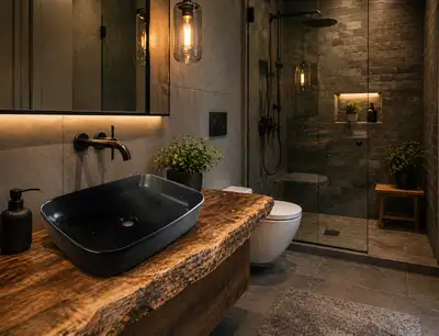 Matt Black above counter sink, View more