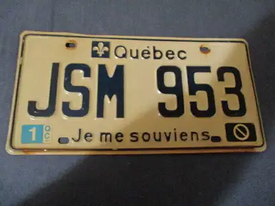 I don't know how old this plate is, I believe perhaps 1980s. Surface is pretty clean, rough around e...
