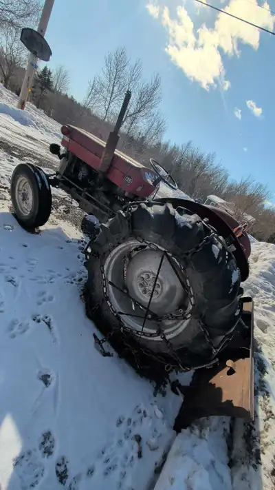1973 Massey 135 Perkins gas. Works like a top. Few new parts in the last month. Have two tractors so...