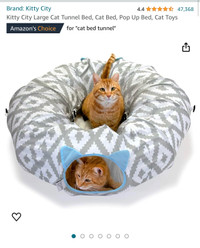 Cat Tunnel Bed - Brand New/Unused/Unopened