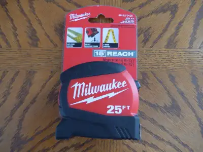 Milwaukee 25" Tape Measure (NEW), View more