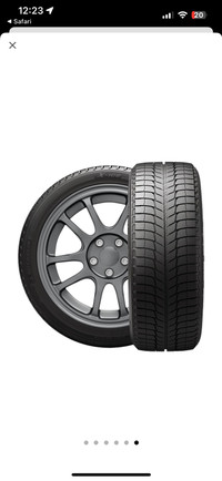 Michelin X-Ice Xi3 Winter Tires 225/60/R17 on OEM Subaru Black